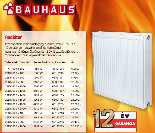 Bauhaus radiátor